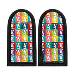 Cute Boston Terrier Faces Print Skillet Handle Cover