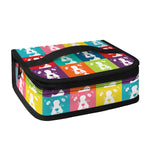 Cute Boston Terrier Faces Print Small Lunch Bag