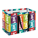 Cute Boston Terrier Faces Print Utility Tote Bag