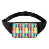 Cute Boston Terrier Faces Print Waist Bag