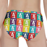 Cute Boston Terrier Faces Print Women's Panties