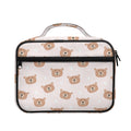 Cute Brown Bear Pattern Print Briefcase Bible Bag
