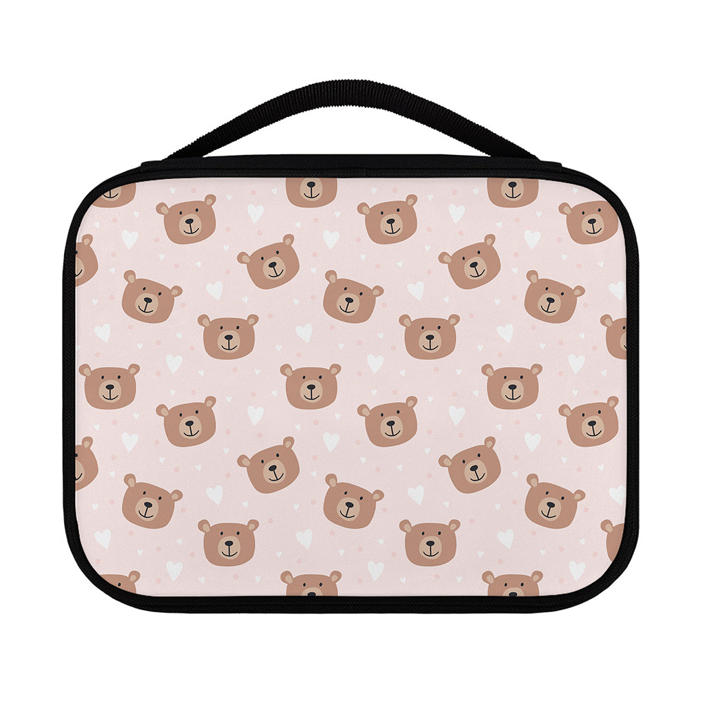 Cute Brown Bear Pattern Print Classic Bible Case