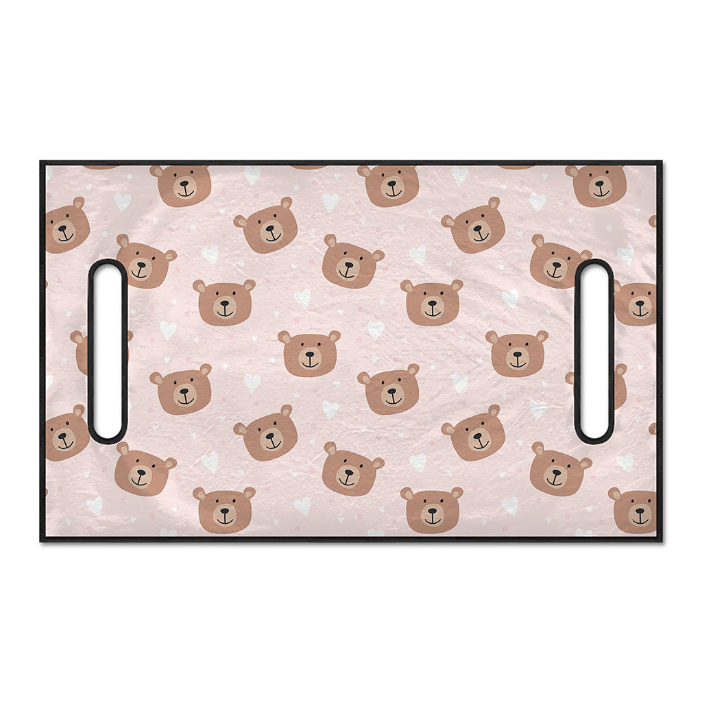 Cute Brown Bear Pattern Print Golf Cart Seat Cover