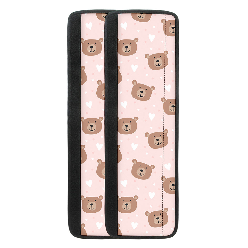 Cute Brown Bear Pattern Print Refrigerator Handle Covers