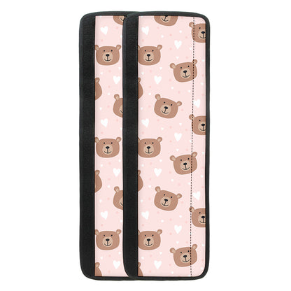 Cute Brown Bear Pattern Print Refrigerator Handle Covers