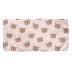 Cute Brown Bear Pattern Print Towel