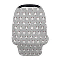Cute Bull Terrier Faces Pattern Print Baby Seat Cover