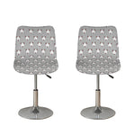 Cute Bull Terrier Faces Pattern Print Bar Stool Covers