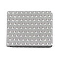 Cute Bull Terrier Faces Pattern Print Bifold Wallet