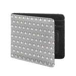 Cute Bull Terrier Faces Pattern Print Bifold Wallet