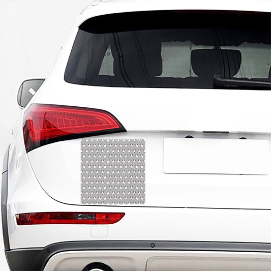Cute Bull Terrier Faces Pattern Print Car Sticker