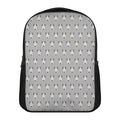 Cute Bull Terrier Faces Pattern Print Casual Backpack