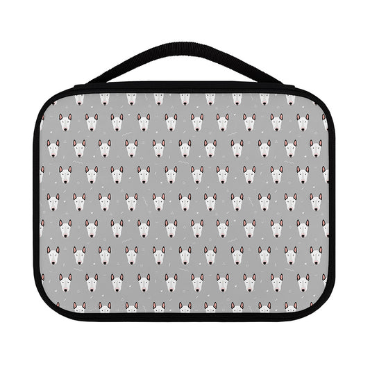 Cute Bull Terrier Faces Pattern Print Classic Bible Case