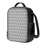 Cute Bull Terrier Faces Pattern Print Crossbody Lunch Bag