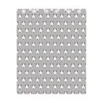 Cute Bull Terrier Faces Pattern Print Curtain