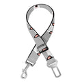 Cute Bull Terrier Faces Pattern Print Dog Seat Belt
