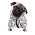 Cute Bull Terrier Faces Pattern Print Dog Zip Up Hoodie