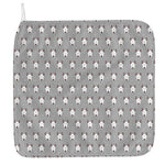 Cute Bull Terrier Faces Pattern Print Hand Towel