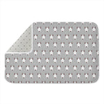 Cute Bull Terrier Faces Pattern Print Indoor Door Mat