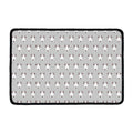 Cute Bull Terrier Faces Pattern Print Kitchen Mat