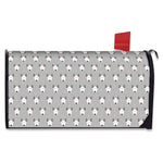 Cute Bull Terrier Faces Pattern Print Mailbox Cover
