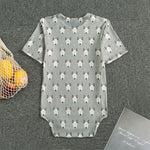 Cute Bull Terrier Faces Pattern Print Men's Bodysuit
