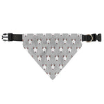 Cute Bull Terrier Faces Pattern Print Over The Collar Dog Bandana