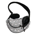 Cute Bull Terrier Faces Pattern Print Pet Sling Carrier