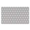 Cute Bull Terrier Faces Pattern Print Polyester Doormat