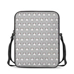 Cute Bull Terrier Faces Pattern Print Rectangular Crossbody Bag