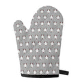 Cute Bull Terrier Faces Pattern Print Single Oven Mitt