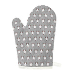 Cute Bull Terrier Faces Pattern Print Single Oven Mitt