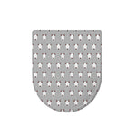 Cute Bull Terrier Faces Pattern Print Toilet Lid Cover