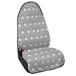 Cute Bull Terrier Faces Pattern Print Waterproof Car Seat Cover
