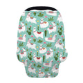 Cute Cactus And Llama Pattern Print Baby Seat Cover