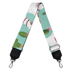 Cute Cactus And Llama Pattern Print Bag Strap