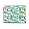 Cute Cactus And Llama Pattern Print Bifold Wallet