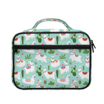 Cute Cactus And Llama Pattern Print Briefcase Bible Bag