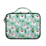 Cute Cactus And Llama Pattern Print Briefcase Bible Bag