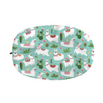 Cute Cactus And Llama Pattern Print Car Side Mirror Covers