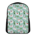 Cute Cactus And Llama Pattern Print Casual Backpack