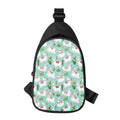 Cute Cactus And Llama Pattern Print Sling Bag