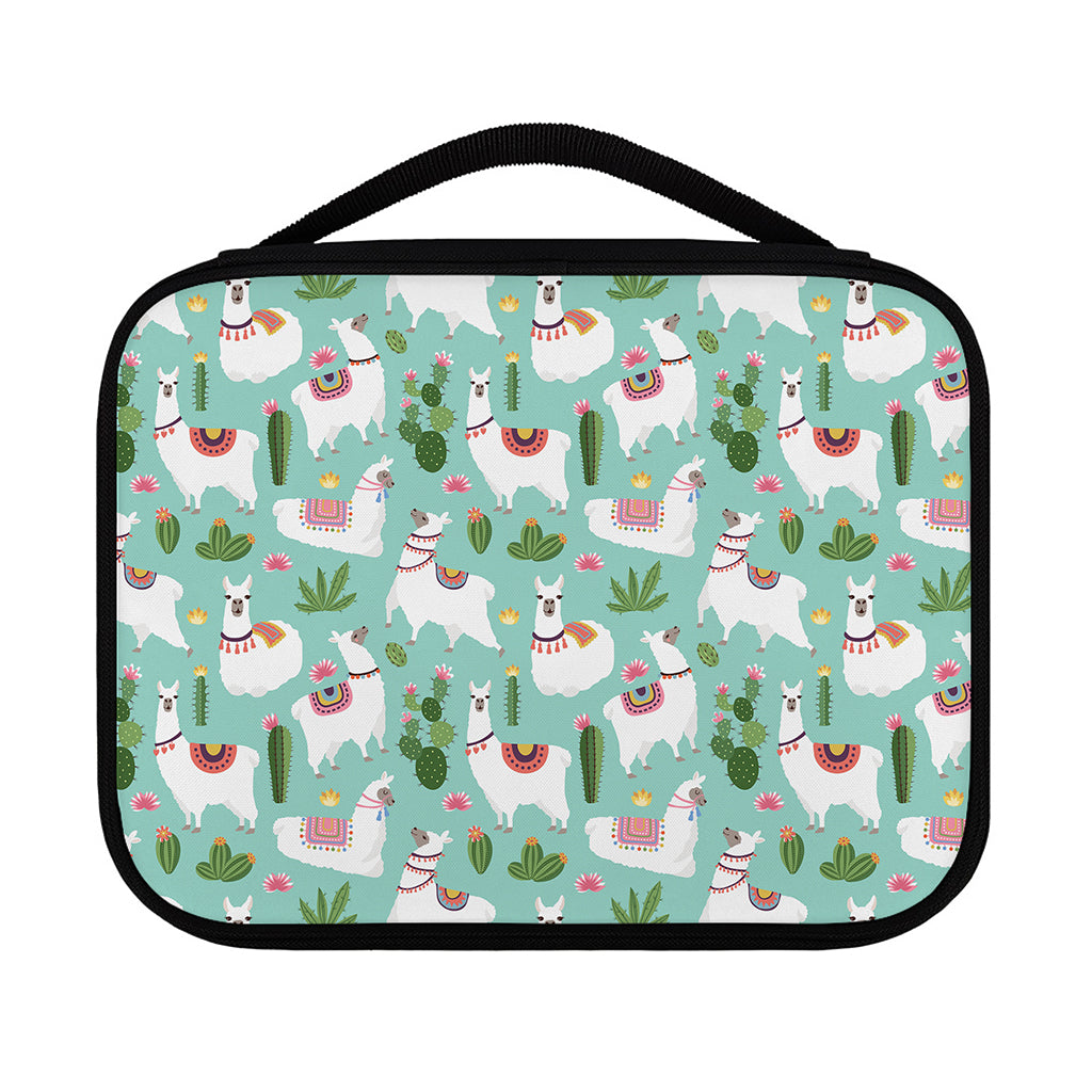 Cute Cactus And Llama Pattern Print Classic Bible Case
