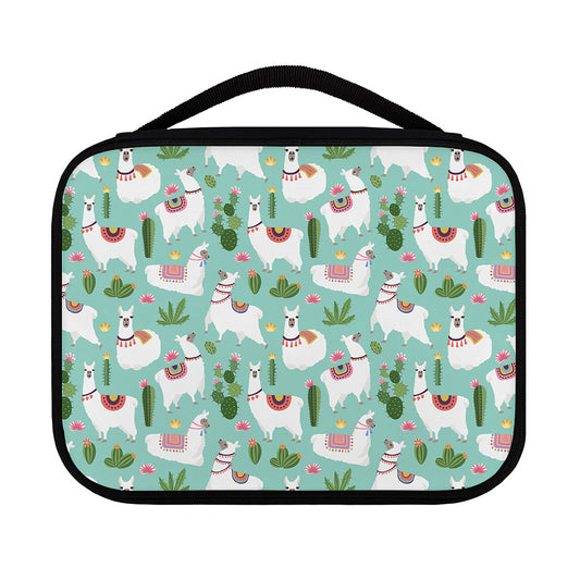 Cute Cactus And Llama Pattern Print Classic Bible Case