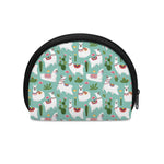 Cute Cactus And Llama Pattern Print Coin Purse