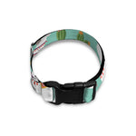 Cute Cactus And Llama Pattern Print Dog Collar