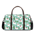 Cute Cactus And Llama Pattern Print Duffel Bag