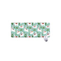 Cute Cactus And Llama Pattern Print Extended Mouse Pad