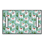 Cute Cactus And Llama Pattern Print Golf Cart Seat Cover